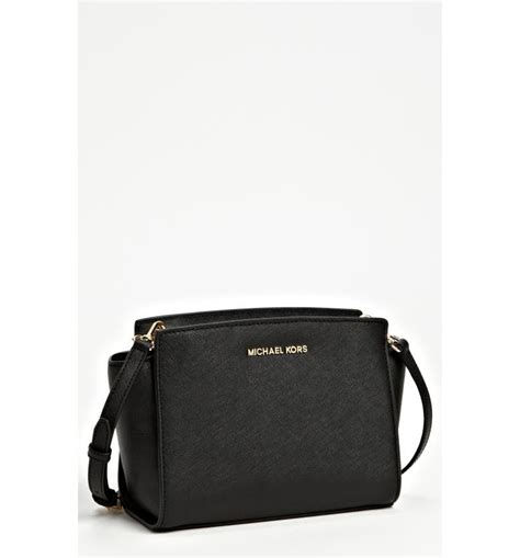 michael kors selma size|Selma Medium Saffiano Leather Crossbody Bag.